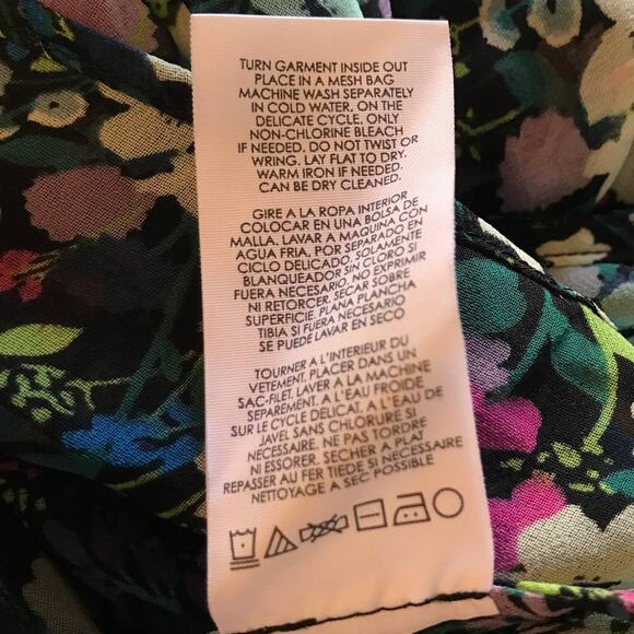 CAbi Green Fiesta V Neck Floral Midi Dress - Picture 11 of 11